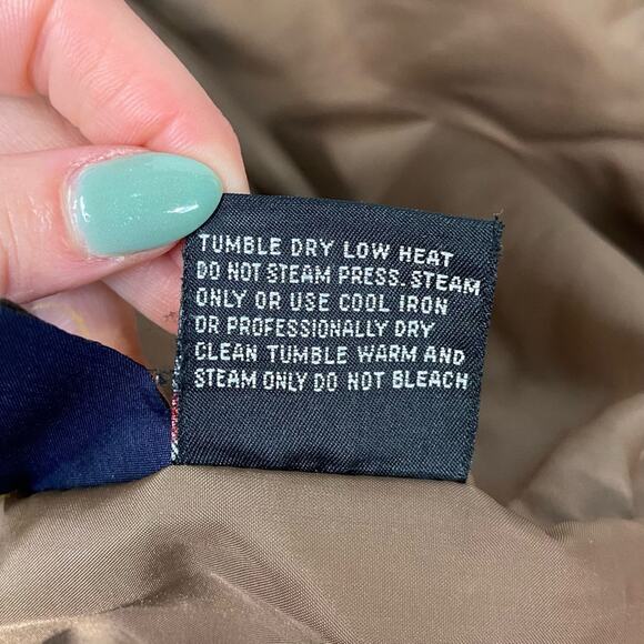 Vintage 90s Fieldmaster Size Large Neutral Tan Puffer Style Winter Jacket/Coat - Picture 8 of 10